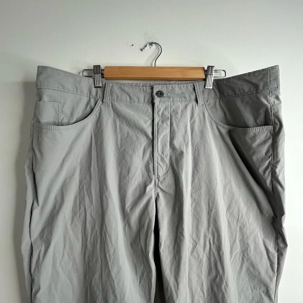 The North Face Hiking Pants Mens 40 Gray Stretch Lightweight‎ Outdoor Travel